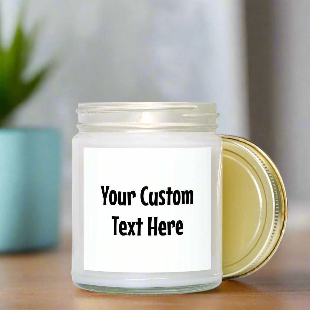 Personalized Snark Candle - Clear Jar 9oz