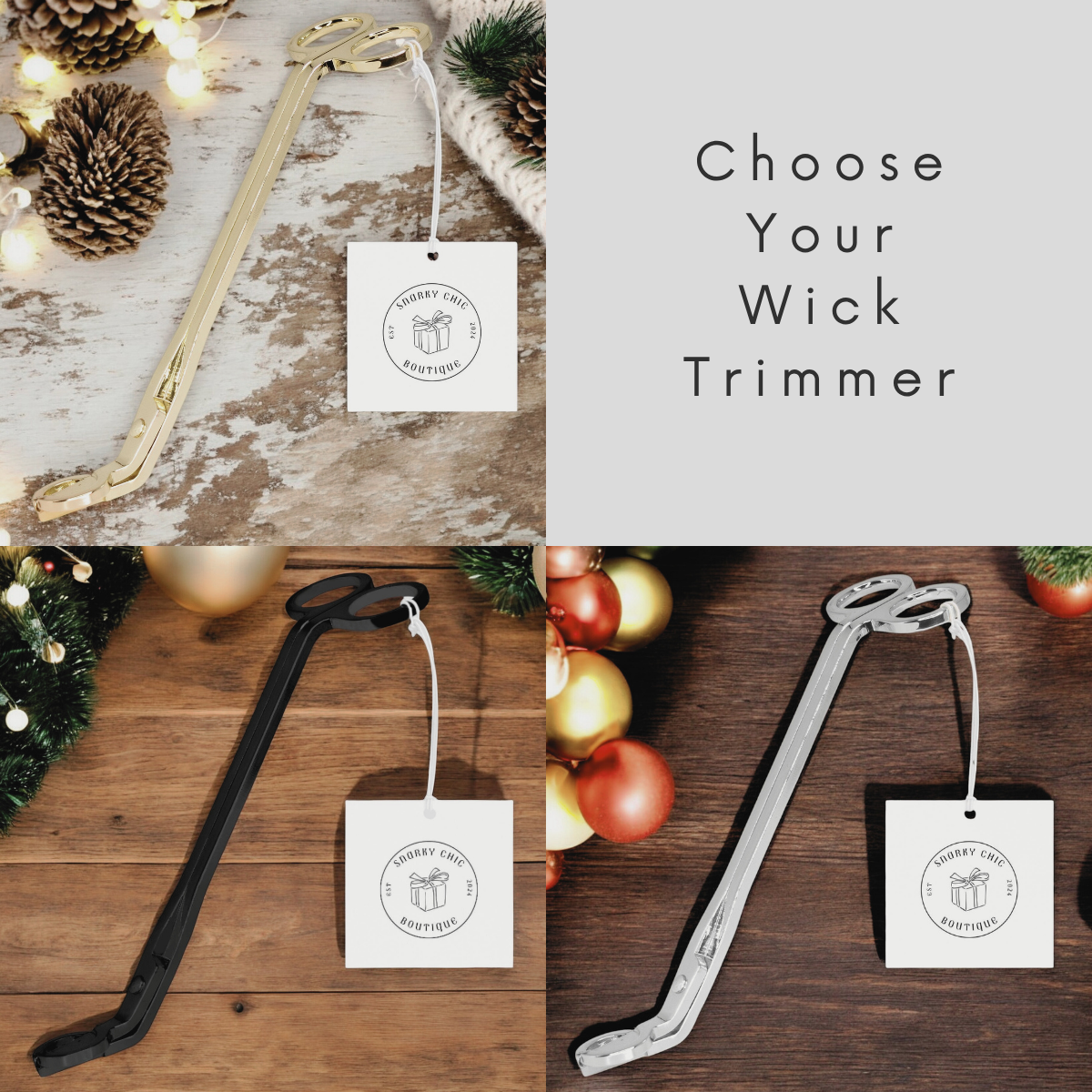 Holiday Cheer Candle & Trimmer Bundle