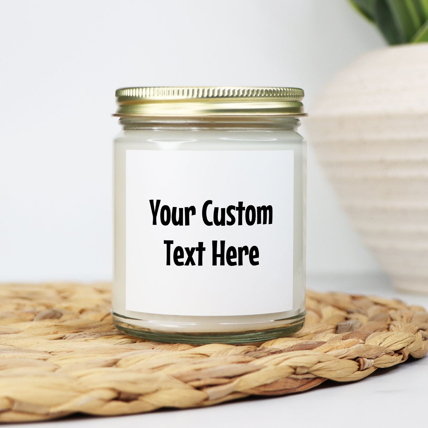 Personalized Snark Candle - Clear Jar 9oz