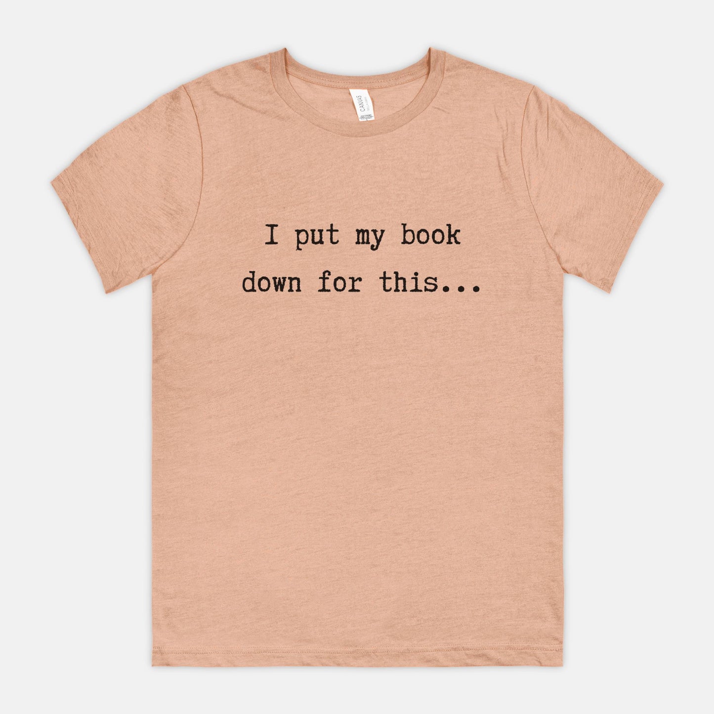 I Put My Book Down For This - Bella Canvas Unisex Tee