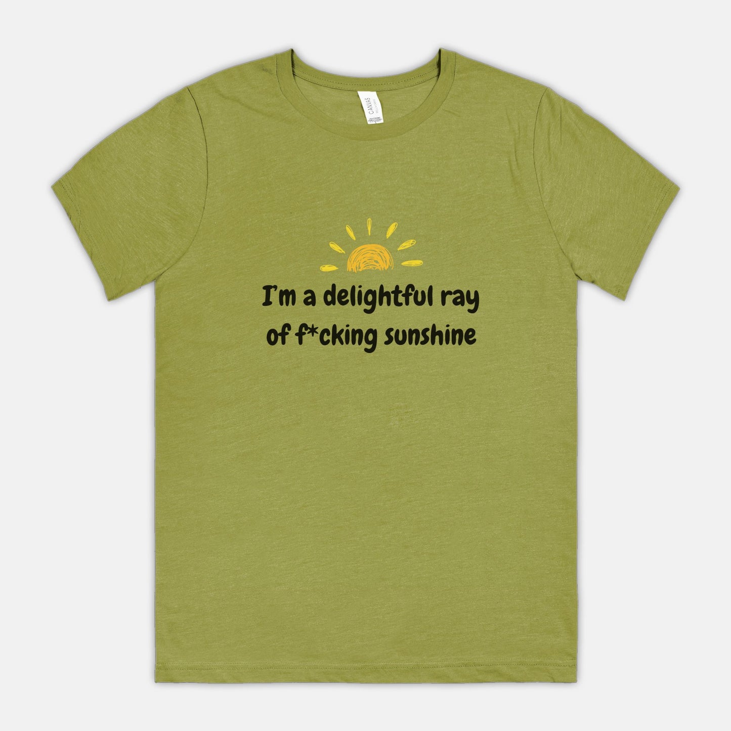 I'm a Delightful Ray of F*cking Sunshine Bella Canvas Unisex Tee