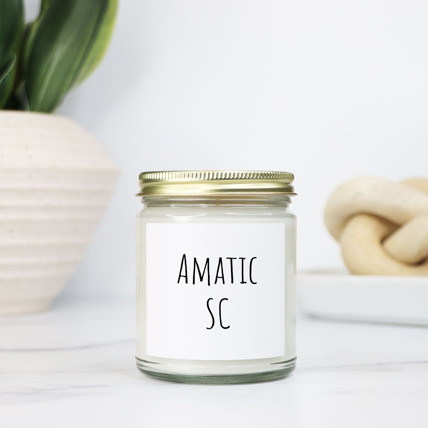 Personalized Snark Candle - Clear Jar 9oz