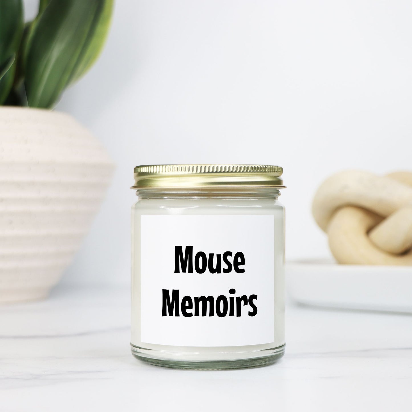 Personalized Snark Candle - Clear Jar 9oz