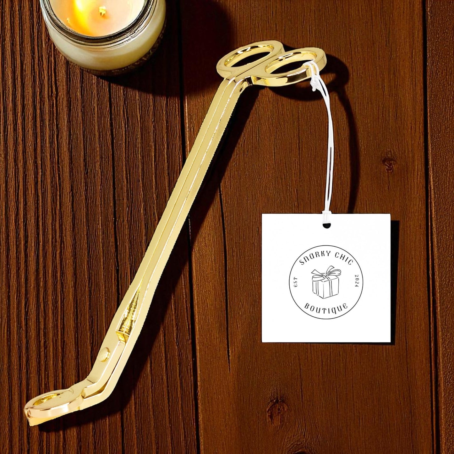 Snarky Chic Wick Trimmer - Keep Your Candles Burning Beautifully!