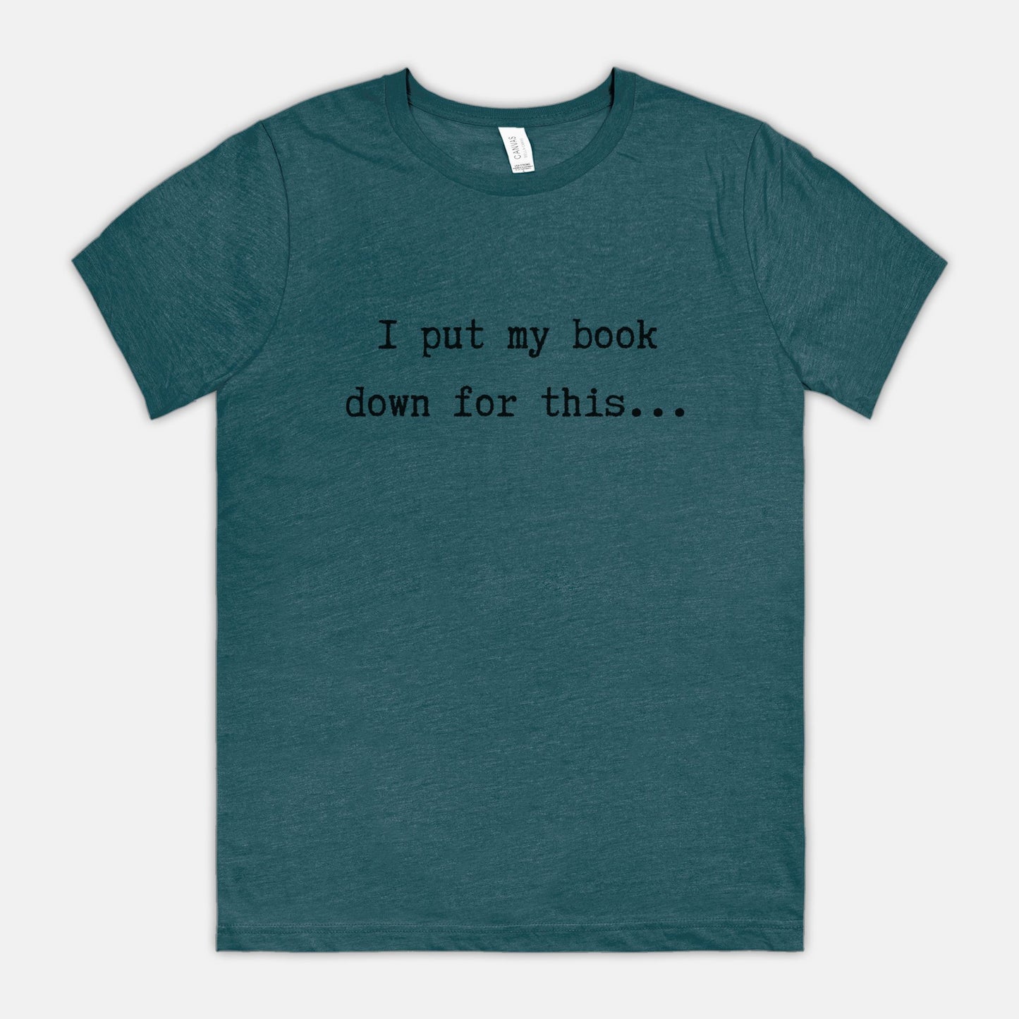 I Put My Book Down For This - Bella Canvas Unisex Tee